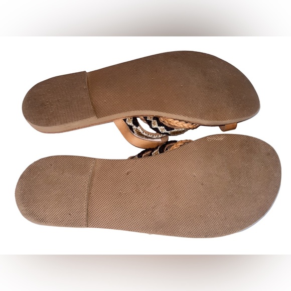 Elina Lebessi Leather Made in Greece Sandals Women’s size 3 Size 8 - Picture 5 of 16